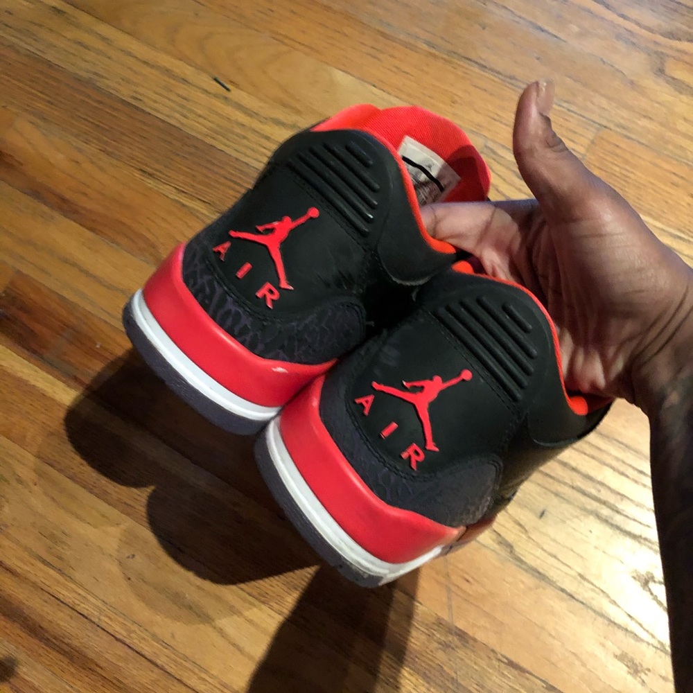 Black Red & White Jordan’s